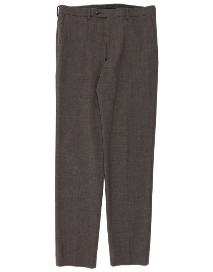 Marks & Spencer Pantalon de costume slim coupe ajustée pour homme W32 L33 Gris laine