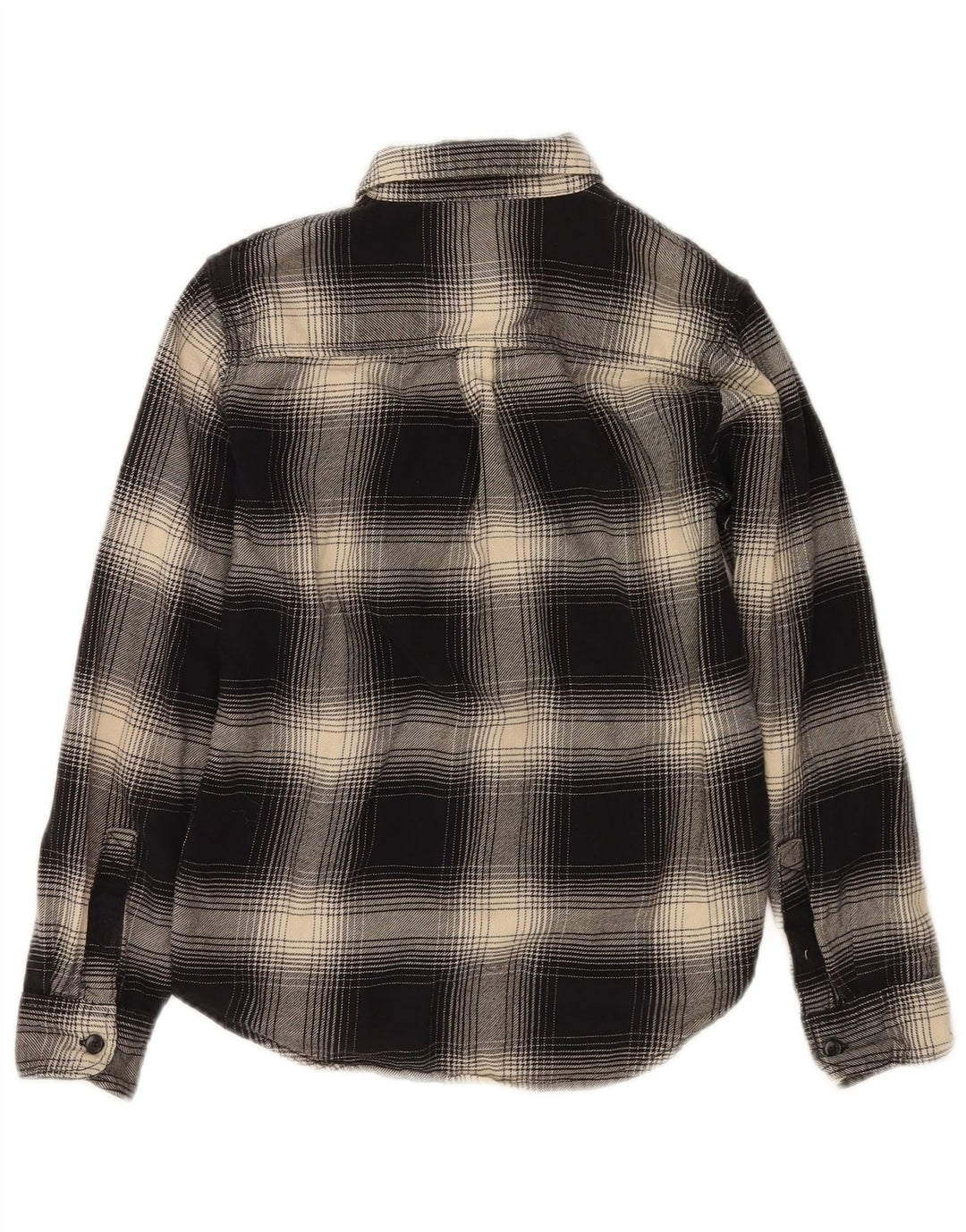 VANS Chemise en flanelle pour garçon 8-9 ans en coton à petits carreaux noirs