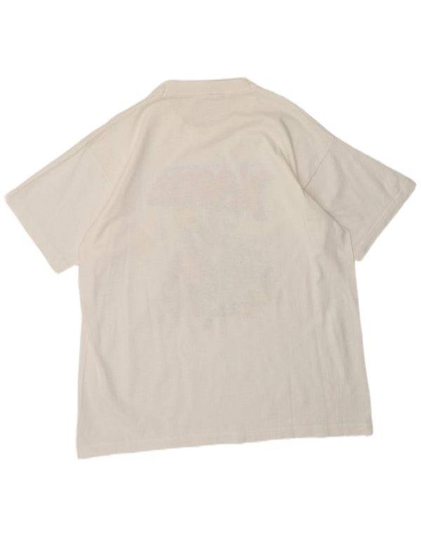 vintage Mens Marvel Entertainment X-Men Graphic T-Shirt Top XL Blanc années 90