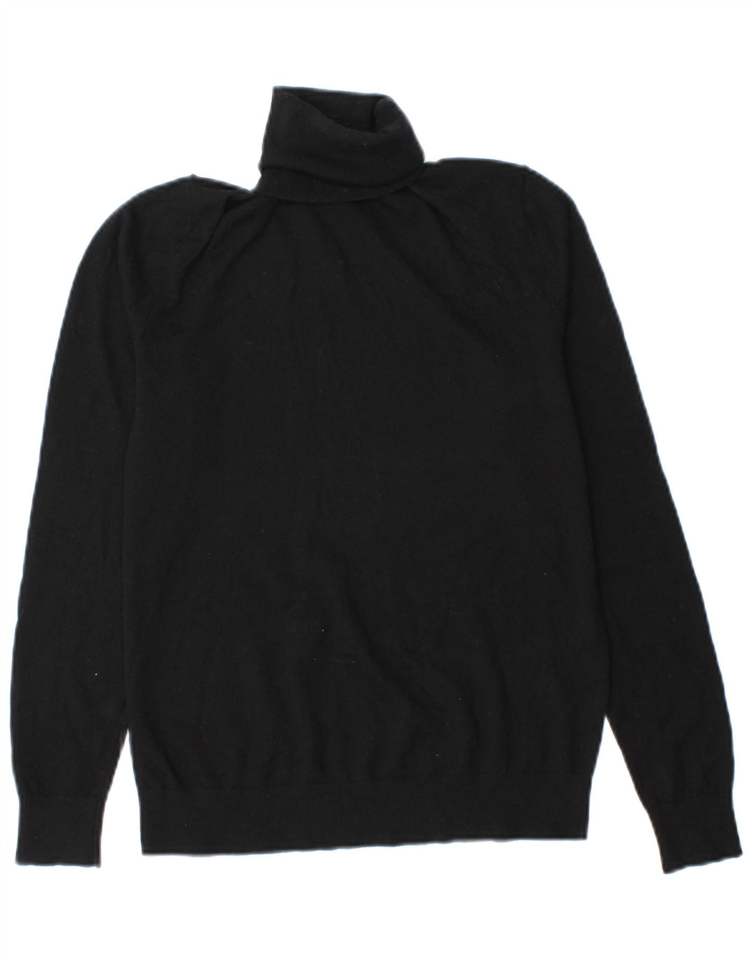 Massimo Dutti Pull col roulé pour femme UK 8 Small Noir