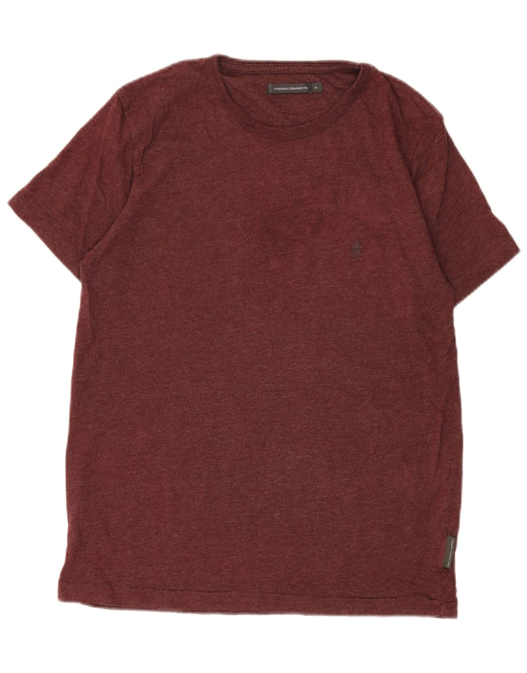 FRENCH CONNECTION T-Shirt Homme Coton Marron Moyen