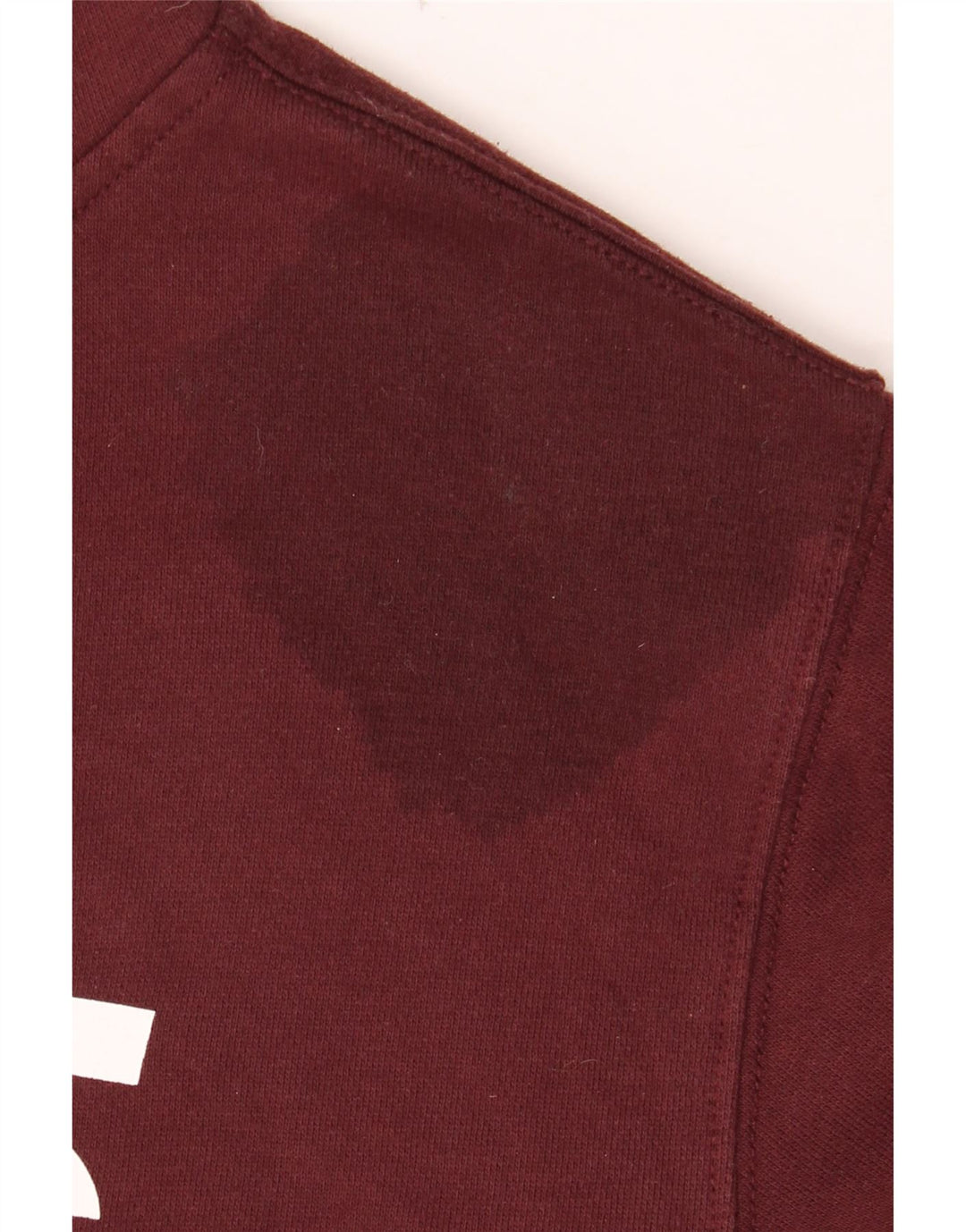 VANS Pull à capuche graphique pour homme Petit coton bordeaux