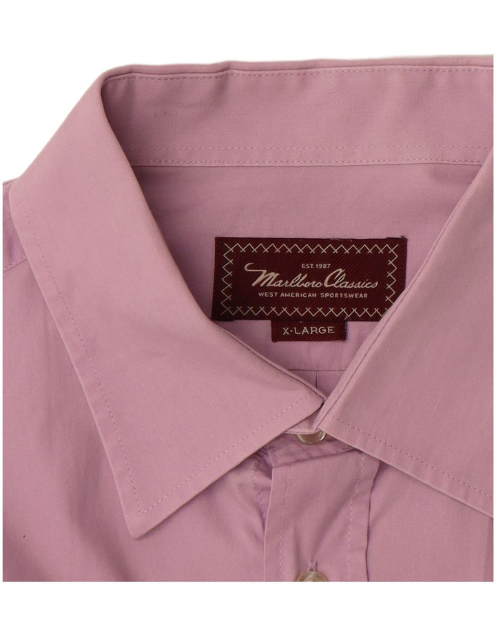 MARLBORO CLASSICS Chemise Homme XL Violet