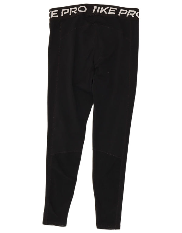 Nike Legging graphique Dri Fit pour femme UK 14 Large Noir