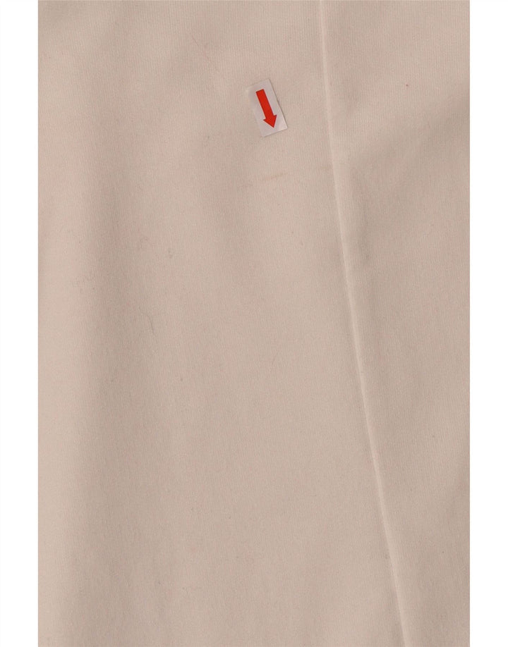 ZARA Femme Sweat-shirt surdimensionné UK 14 Medium Blanc Colourblock