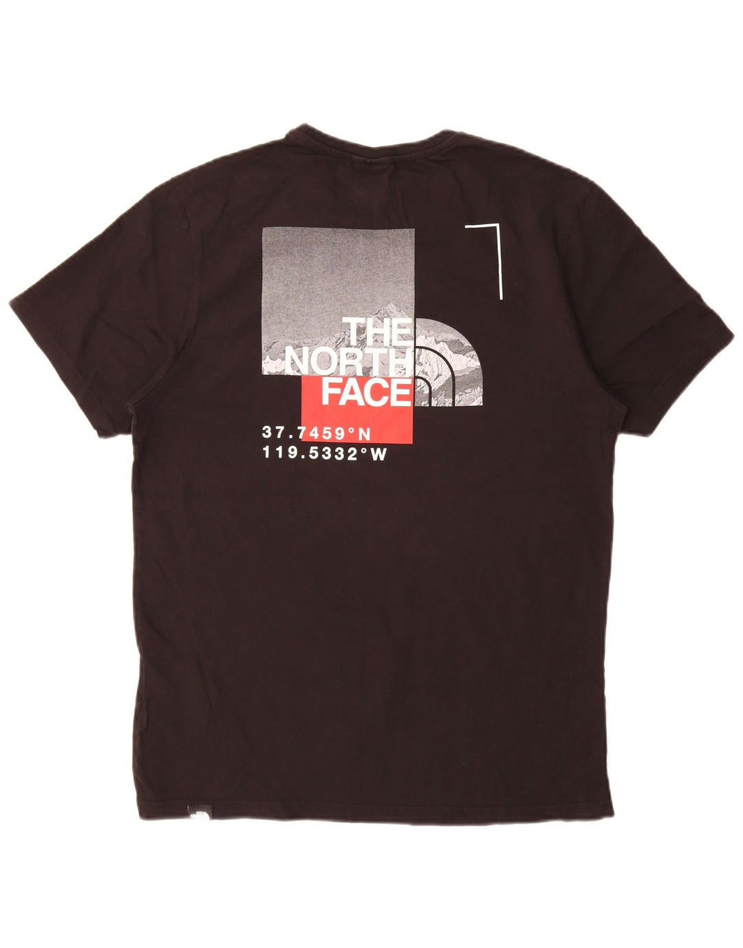 The North Face T-shirt graphique pour homme en coton noir moyen