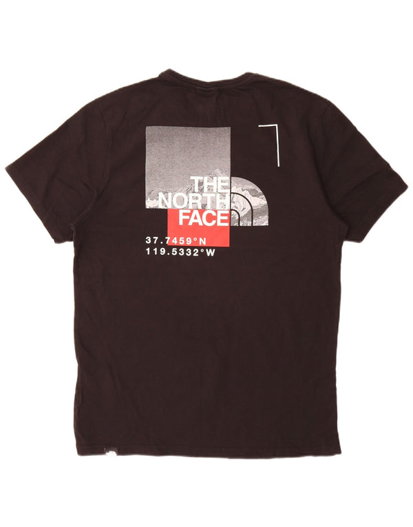 The North Face T-shirt graphique pour homme en coton noir moyen
