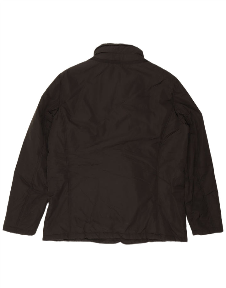 GEOX RESPIRA Mens Windbreaker Jacket UK 50 5XL Black Polyamide