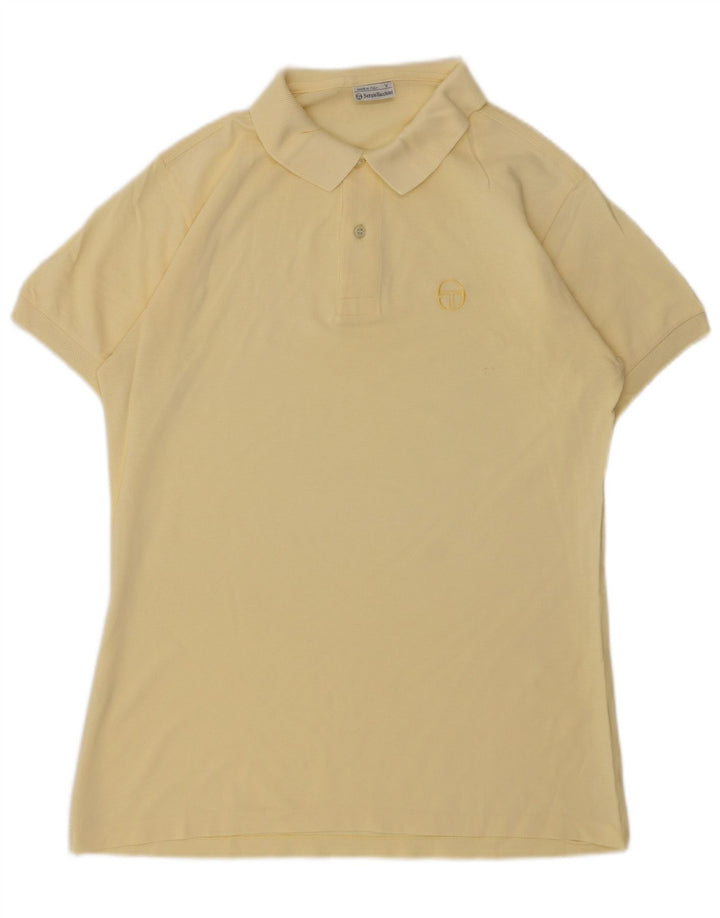 Sergio Tacchini Polo Homme IT 50 Coton Jaune Moyen