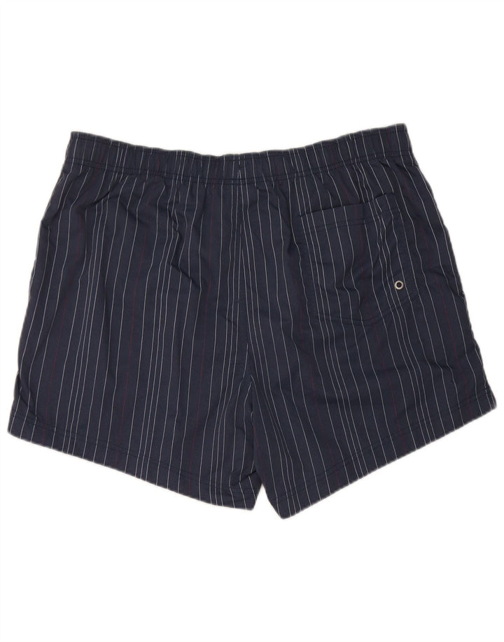 Champion Short de Bain Homme XL Bleu Marine Rayé Polyamide