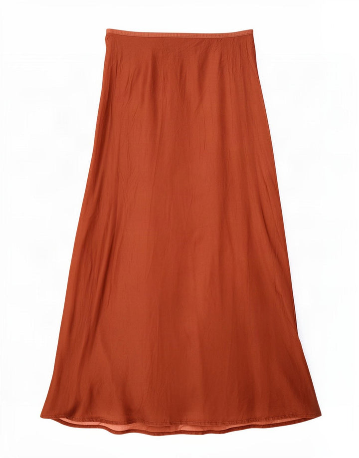 Zara Femme Jupe Trapèze Moyen W30 Marron