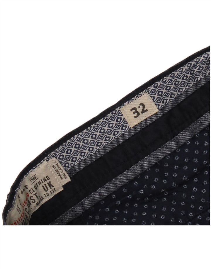 Fat Face Short Chino Homme W32 Bleu Marine Moyen Coton