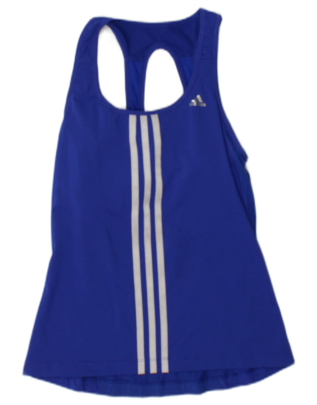 Adidas Climacool Vest Top UK 8 Small Bleu Colorblock Nylon