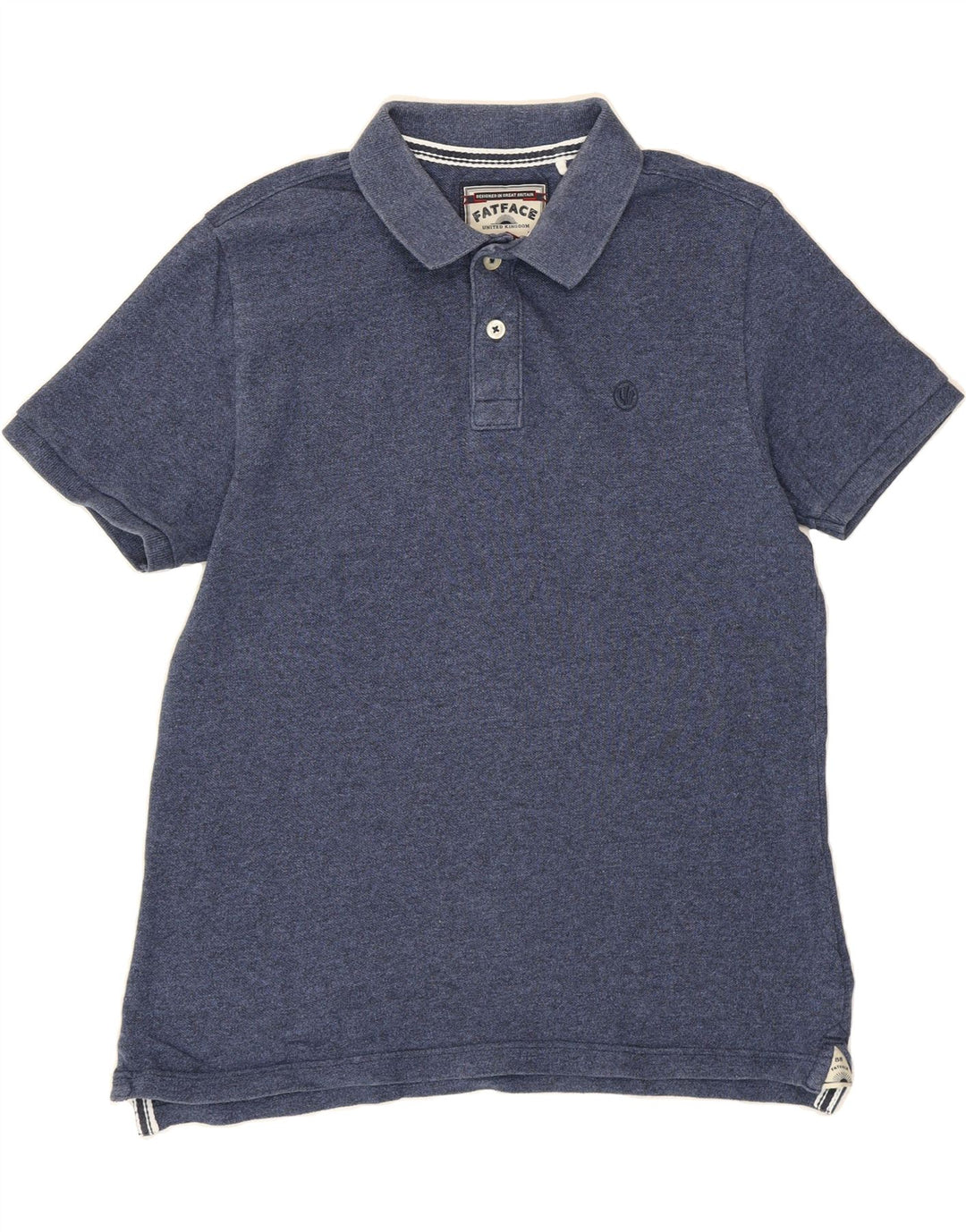 FAT FACE Mens Polo Shirt Medium Blue Cotton Vintage Fat Face and Second-Hand Fat Face from Messina Hembry 