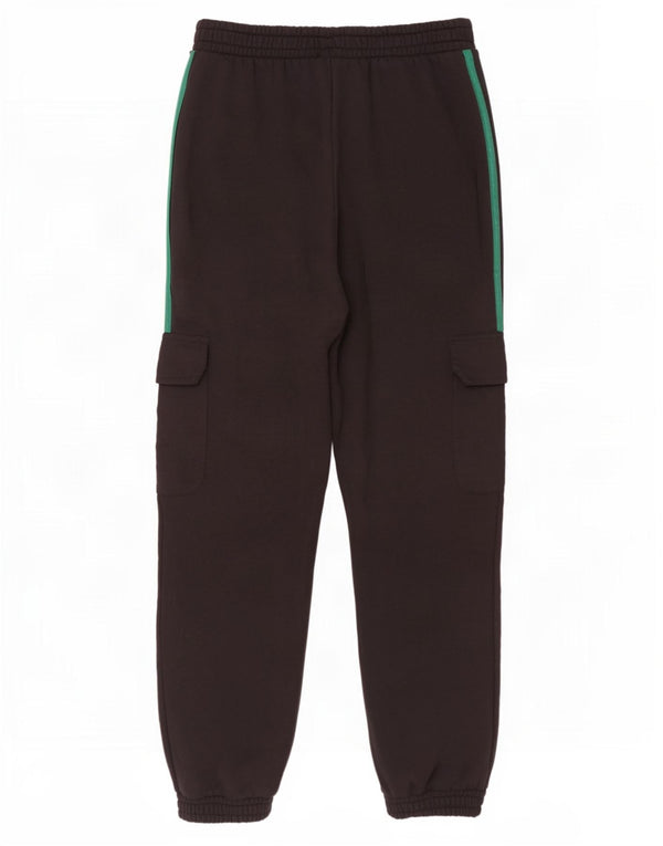 Adidas Pantalon de survêtement cargo pour femme en coton noir moyen UK 14