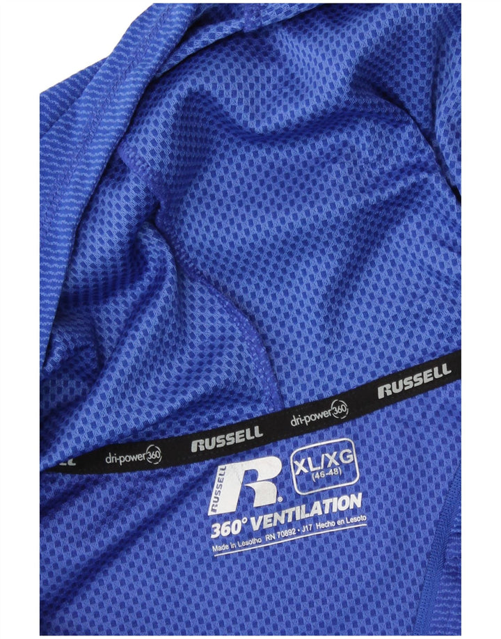 Russell Athletic Haut de survêtement à capuche Dri-Power pour homme XL Bleu marine