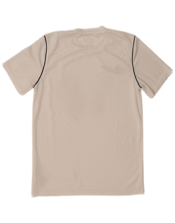 Nike Hommes Dri Fit T-Shirt Haut Moyen Blanc Polyester