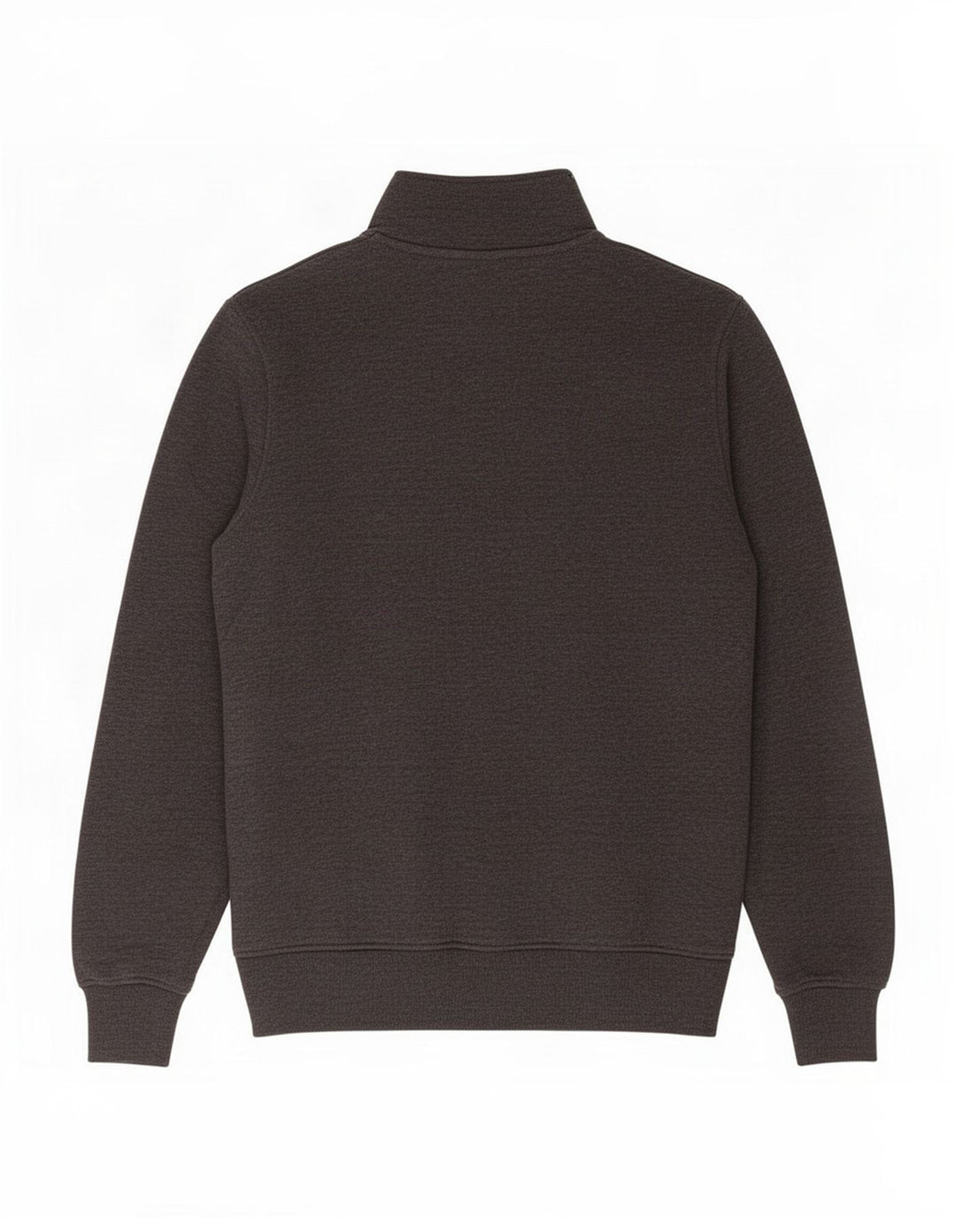 Jack & Jones Sweat-Shirt Core Zip Neck Homme Gris Moyen Colorblock