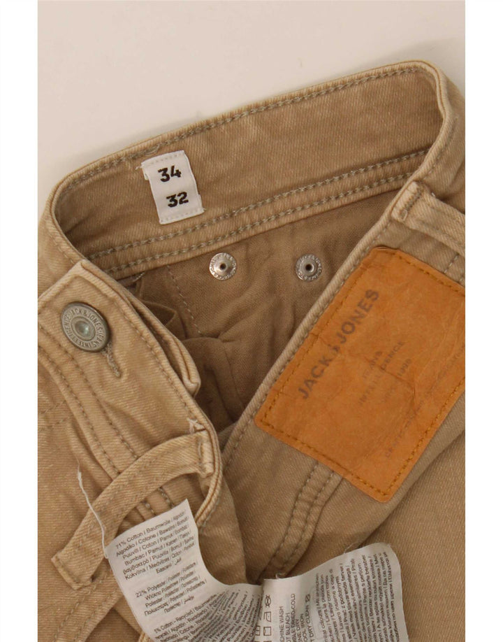 Jack & Jones Jean Slim Homme W34 L32 Coton Beige