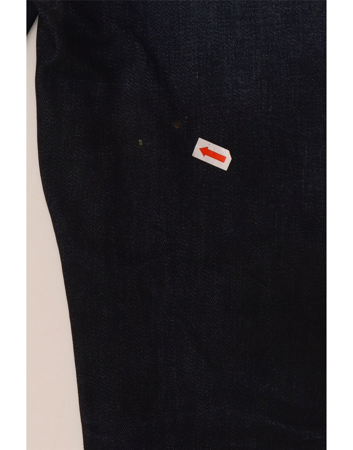 G-STAR Homme 3301 Jean fuselé régulier en détresse W34 L32 Bleu marine Coton