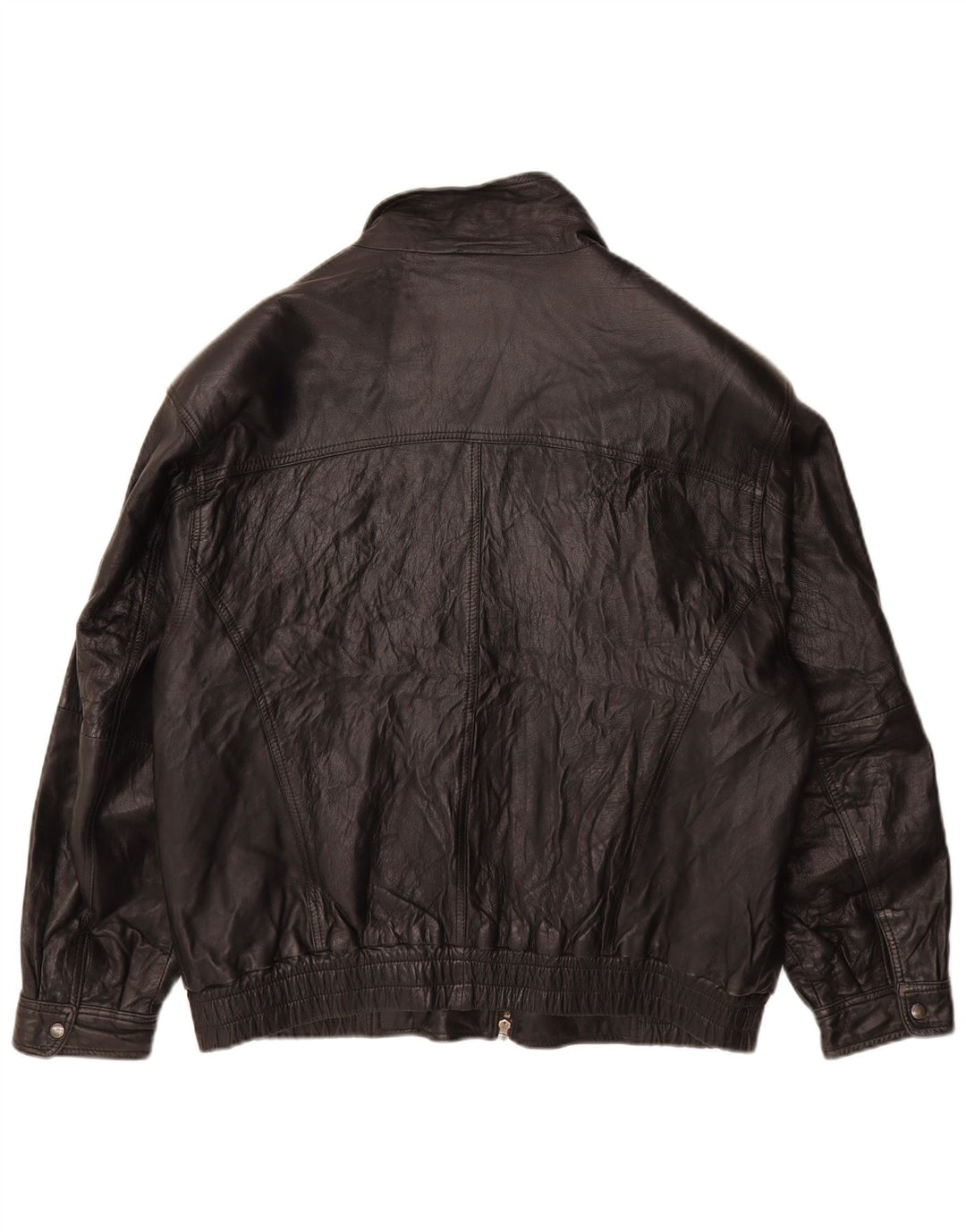 Veste en cuir homme vintage UK 38 Cuir noir moyen