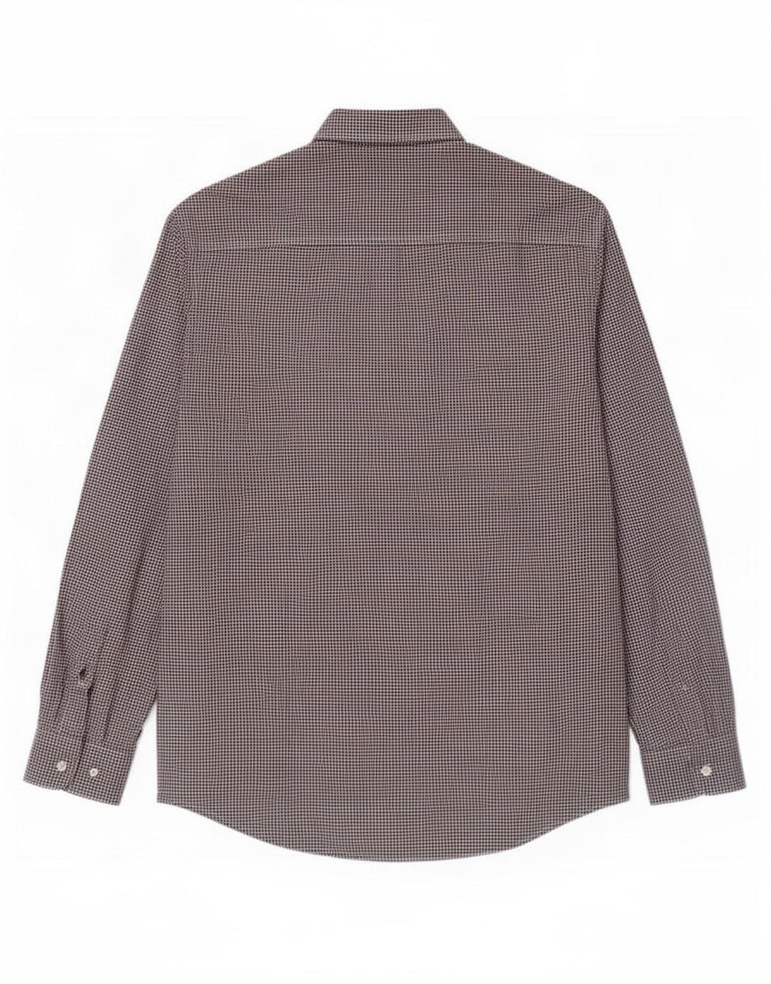 Superdry Chemise Homme Bordeaux Moyen Pied-de-Poule Coton