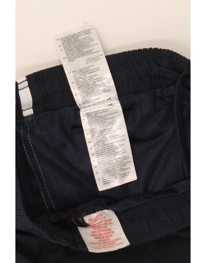 Short de sport Adidas garçon 9-10 ans bleu marine polyester