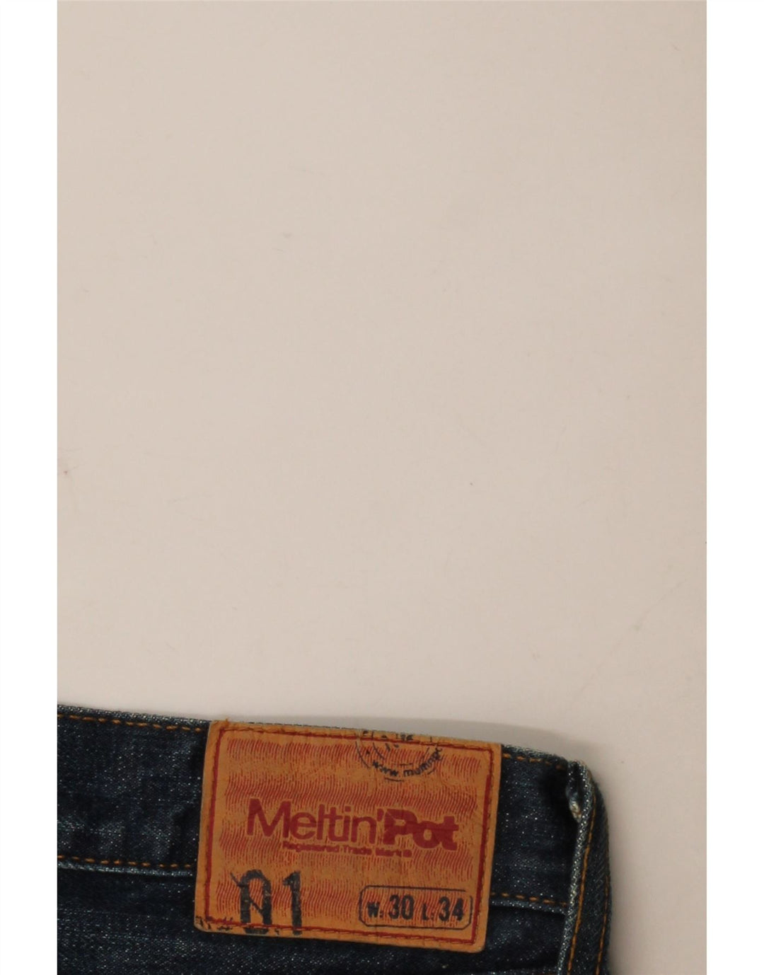 Meltin' Pot Jean Bootcut Femme W30 L31 Bleu Coton