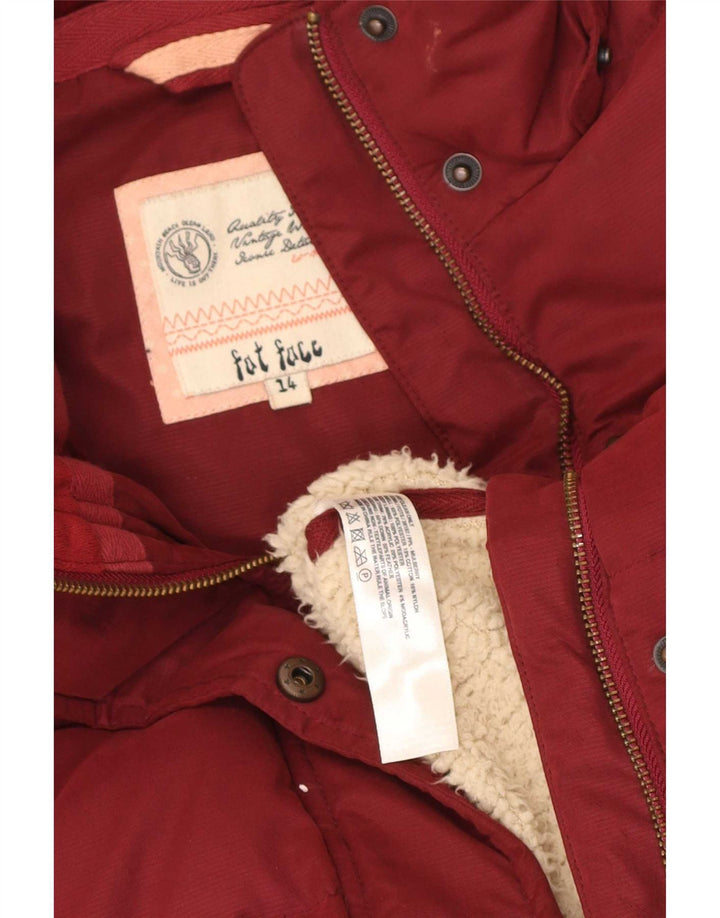 Fat Face Gilet rembourré pour femme UK 44 Large Marron Polyester