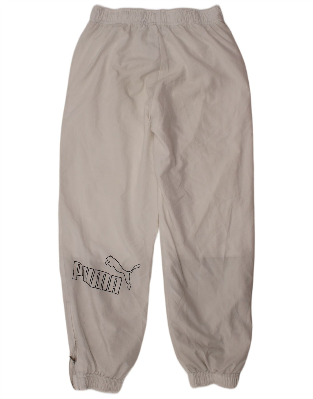 PUMA Pantalon de survêtement garçon 9-10 ans Blanc Polyester