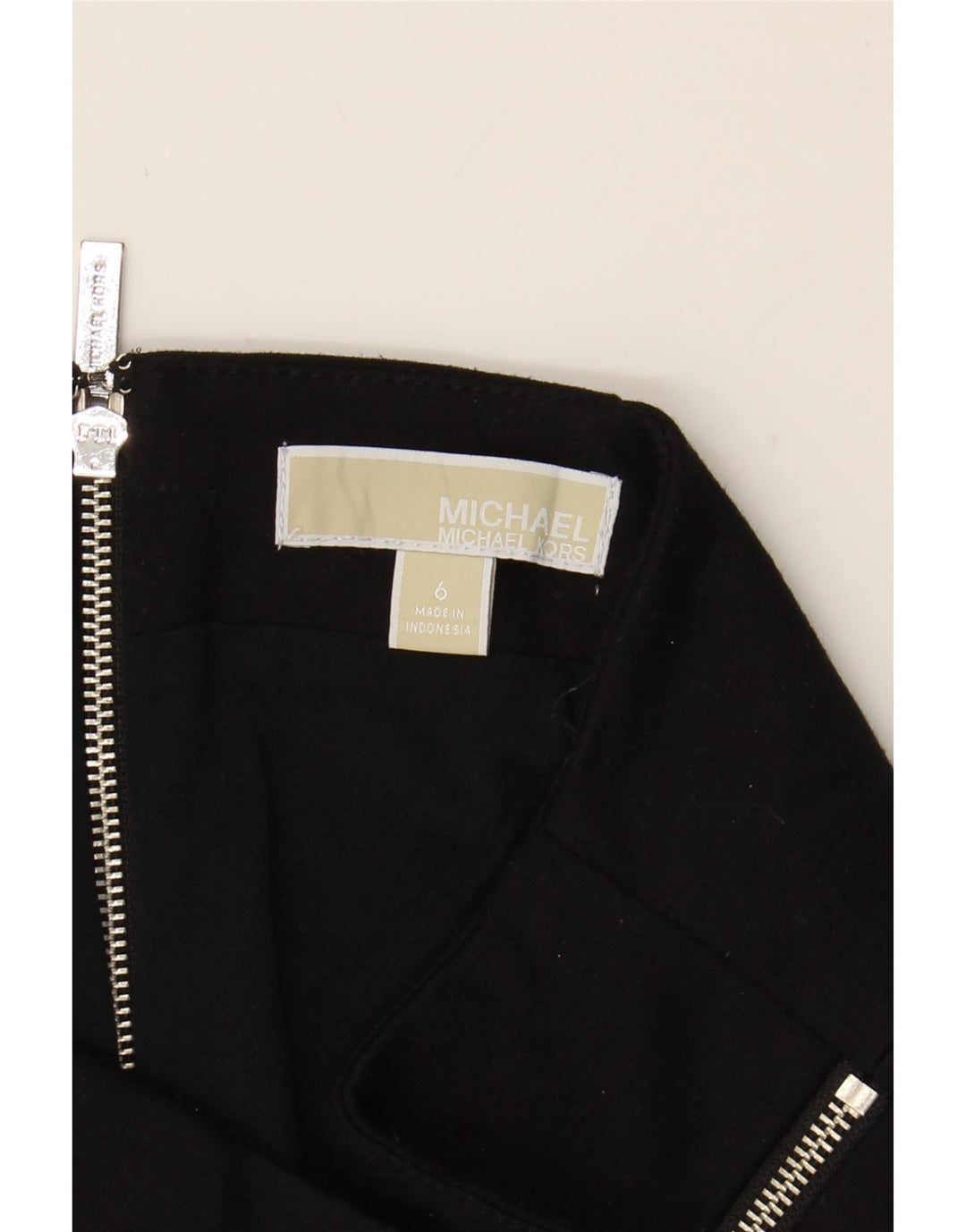 MICHAEL KORS Womens Straight Skirt US 6 Medium W30  Black Polyester Vintage Michael Kors and Second-Hand Michael Kors from Messina Hembry 