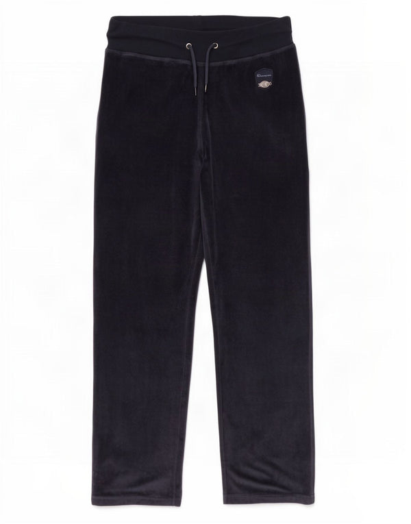 Champion Pantalon de survêtement en velours pour femme UK 14 Bleu marine moyen