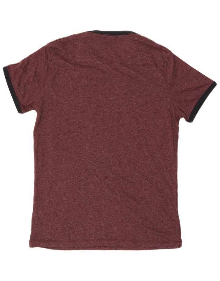 French Connection T-Shirt Homme Coton Bordeaux Moyen