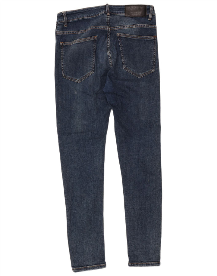 Zara Jean skinny pour homme EU 42 Large W32 L30 Bleu