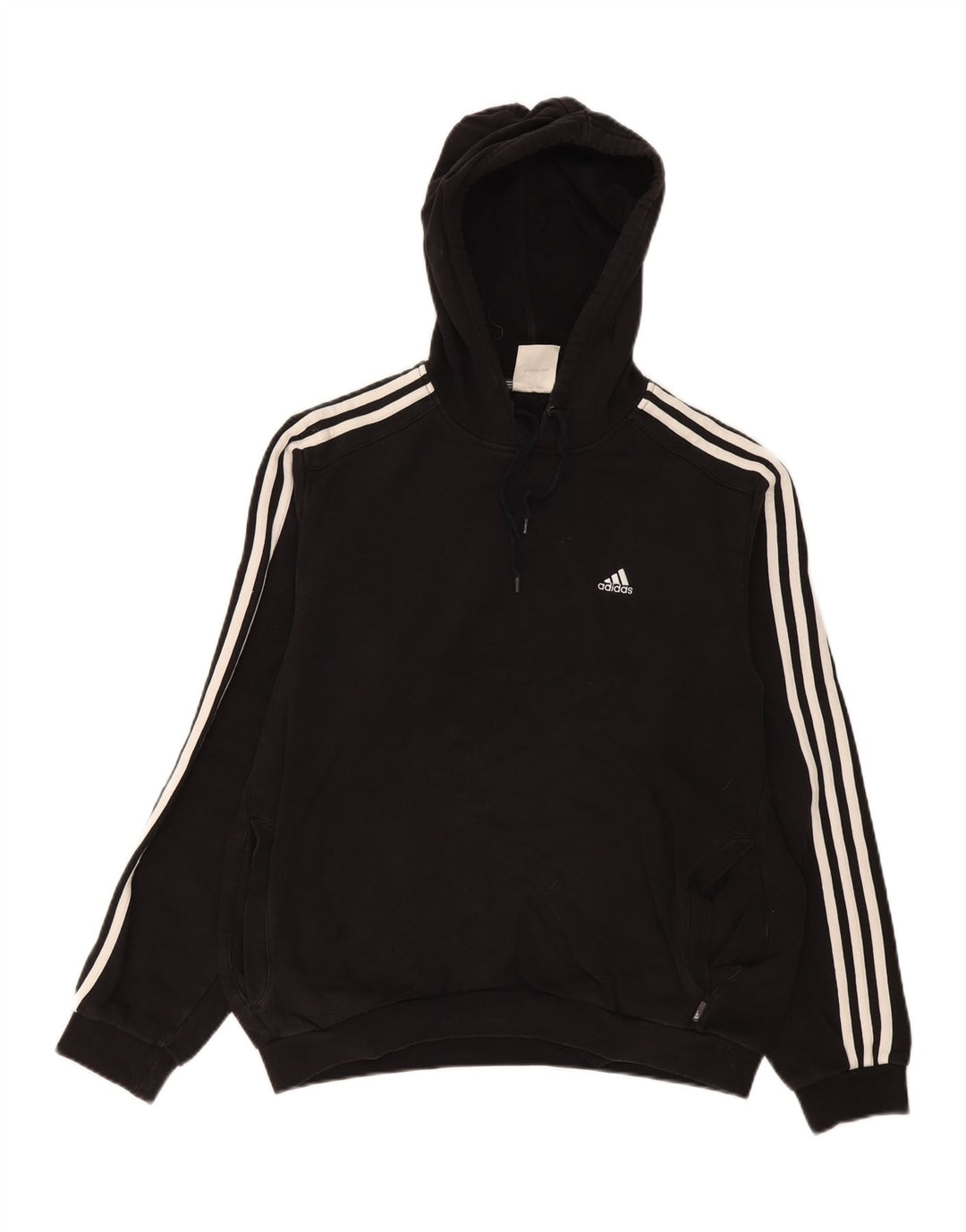 Adidas Pull à capuche pour homme en coton noir moyen
