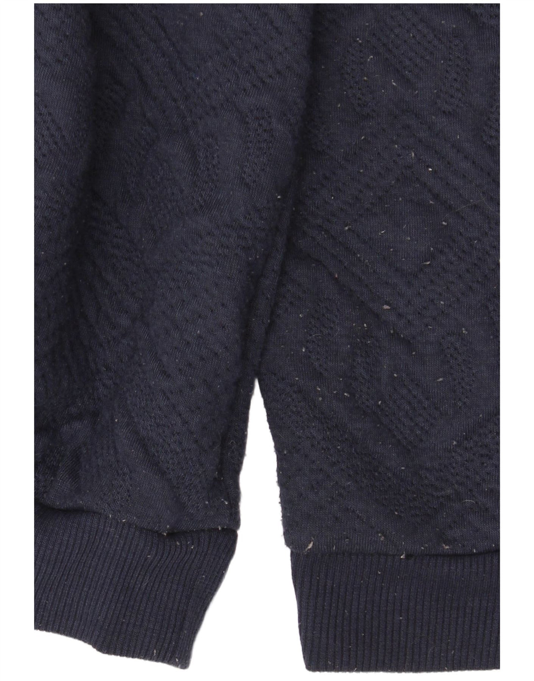 Zara Homme Sweatshirt Jumper Petit Bleu Marine Argyle/Diamant