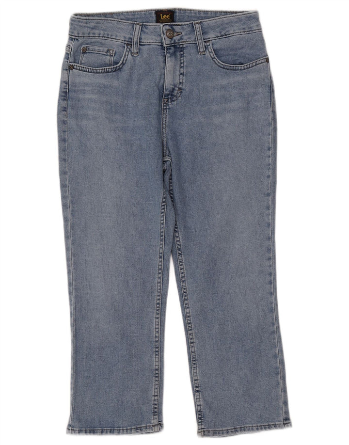 LEE Jean Capri pour femme US 8 Medium W32 L22 Bleu Coton