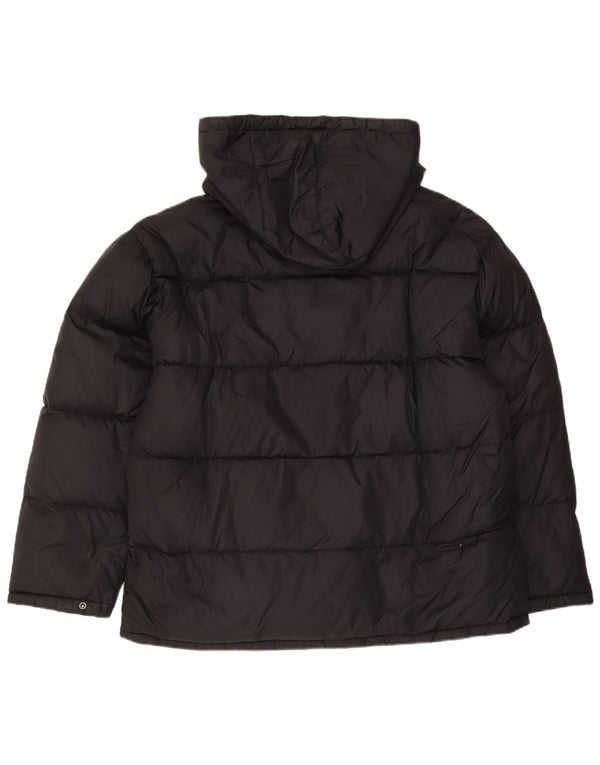 Henri Lloyd Veste matelassée à capuche pour homme UK 42 XL Noir Polyamide