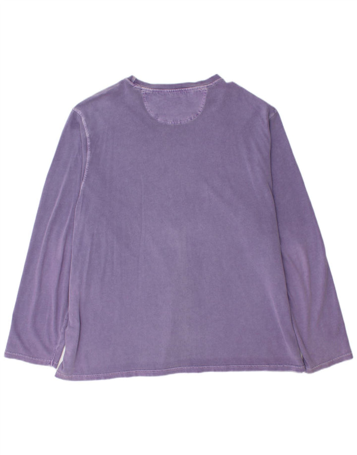 Fat Face Haut Homme Manches Longues 2XL Violet Coton