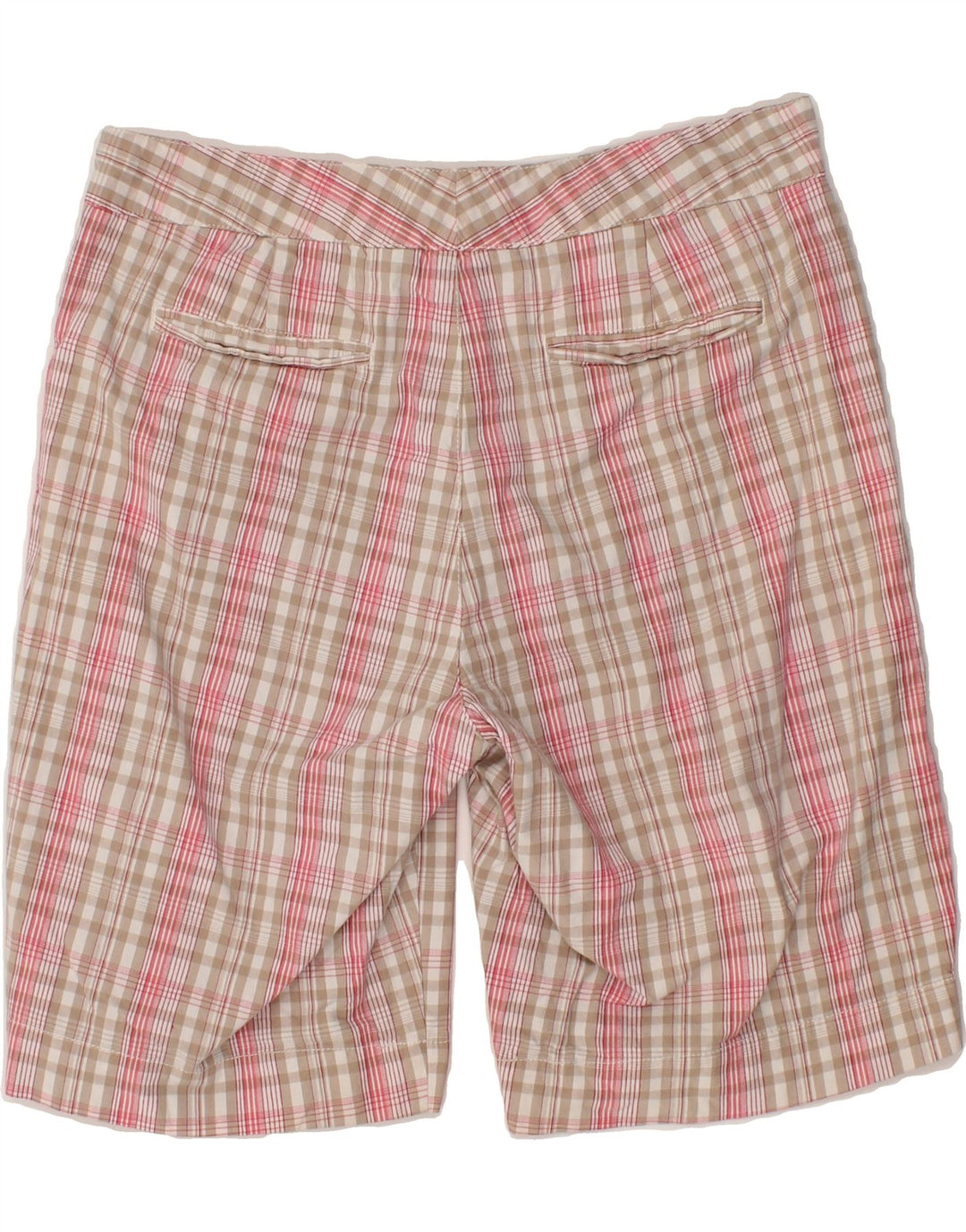 DOCKERS Womens Chino Shorts US 14 XL W36 Grey Check Cotton Vintage Dockers and Second-Hand Dockers from Messina Hembry 