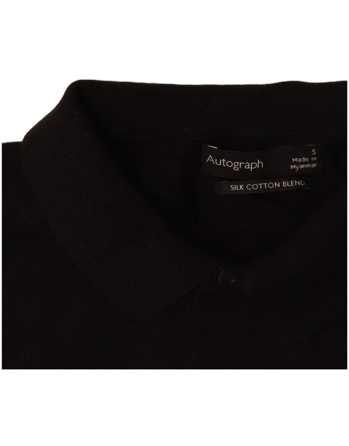Marks & Spencer Polo autographe pour hommes petit coton noir