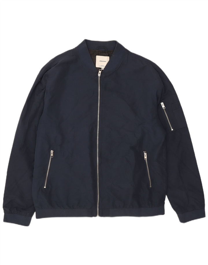 Jack & Jones Veste Bomber Homme UK 44 2XL Bleu Marine