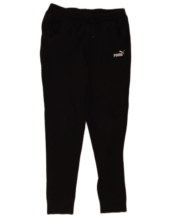 Puma Pantalon de survêtement pour femme Joggers UK 10 Small Noir Coton Sports
