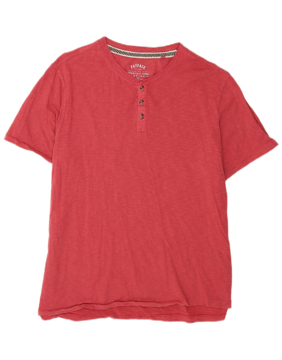 Fat Face T-Shirt Homme Haut 2XL Rouge Coton