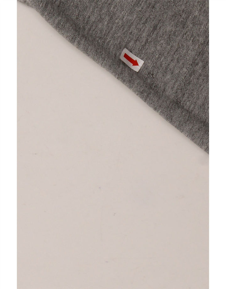 JACK WILLS Sweat-Shirt Homme XL Gris Rayure Coton