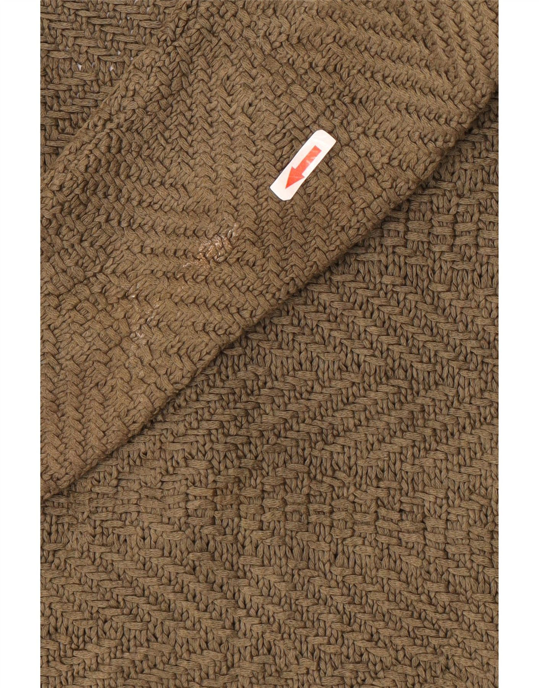 Massimo Dutti Pull cardigan ouvert pour femme UK 12 Kaki moyen