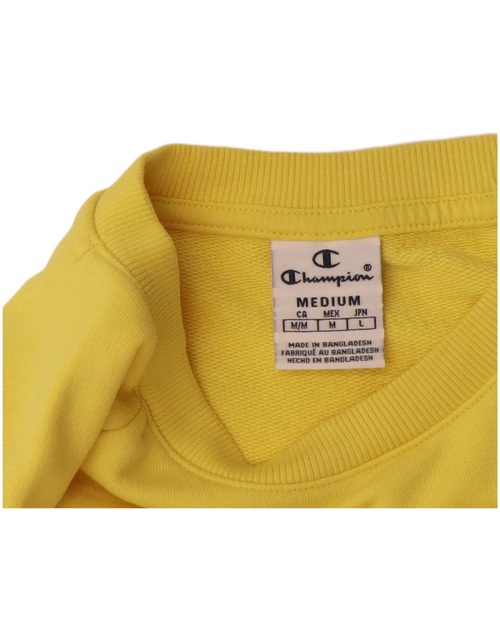 Champion Sweat-shirt court graphique pour femme UK 14 Jaune moyen