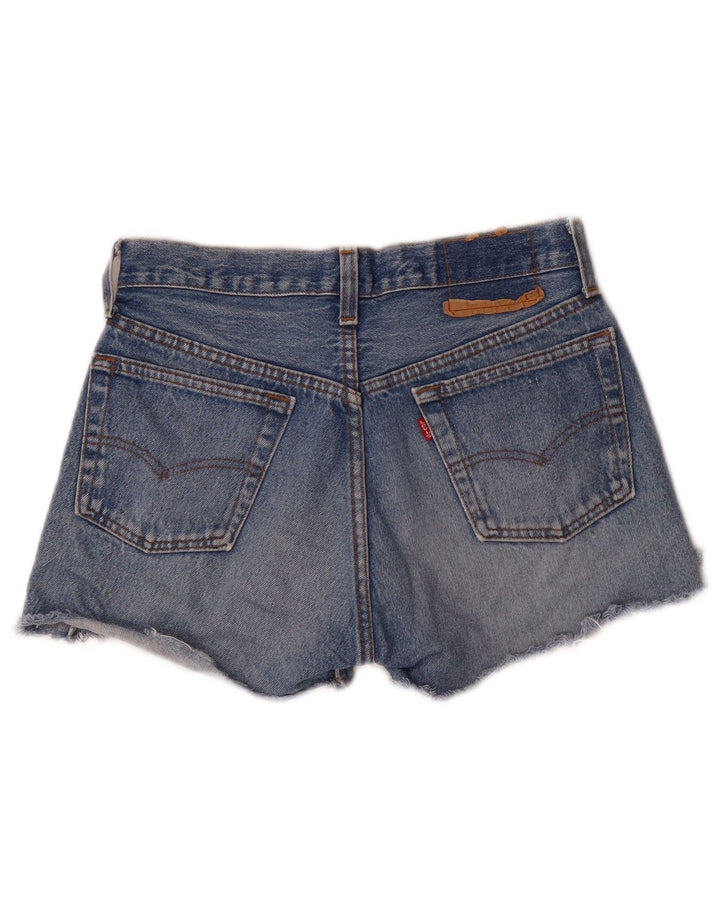 Levi's Short En Jean Déchiré W26 Femme Petit Bleu