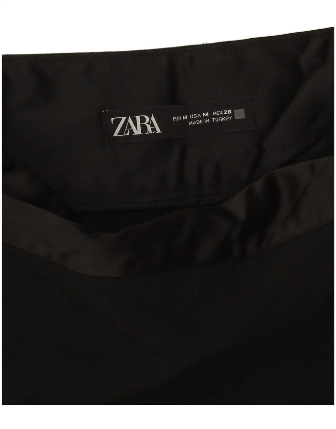 Zara Short décontracté pour femme Medium W28 Noir