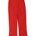 Zara Pantalon Chino Bootcut Femme Petit W26 L33 Rouge Polyester